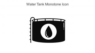 Water Tank Monotone Icon In Powerpoint Pptx Png And Editable Eps Format