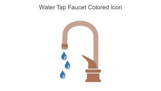 Water Tap Faucet Colored Icon In Powerpoint Pptx Png And Editable Eps Format