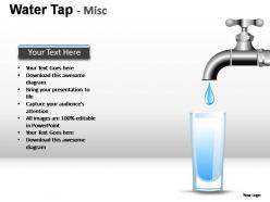 Water tap misc powerpoint presentation slides