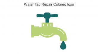 Water Tap Repair Colored Icon In Powerpoint Pptx Png And Editable Eps Format