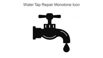 Water Tap Repair Monotone Icon In Powerpoint Pptx Png And Editable Eps Format
