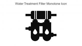 Water Treatment Filter Monotone Icon In Powerpoint Pptx Png And Editable Eps Format