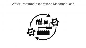 Water Treatment Operations Monotone Icon In Powerpoint Pptx Png And Editable Eps Format