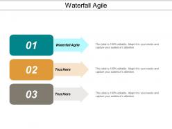 Waterfall agile ppt powerpoint presentation model objects cpb