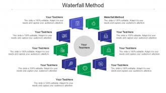 Waterfall method ppt powerpoint presentation background designs cpb
