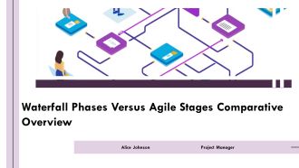 Waterfall Phases Versus Agile Stages Comparative Overview PPT Demonstration AT