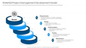 Waterfall Project Management Development Model