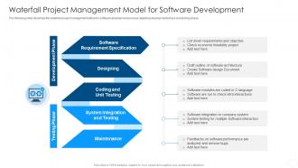 Waterfall Project Management Model For Software Development