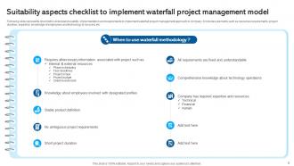 Waterfall Project Management Module Powerpoint Presentation Slides PM CD Idea Unique