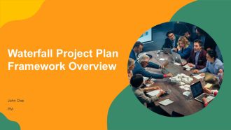 Waterfall Project Plan Framework Overview PPT Demonstration AT