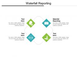 Waterfall reporting ppt powerpoint presentation ideas format cpb