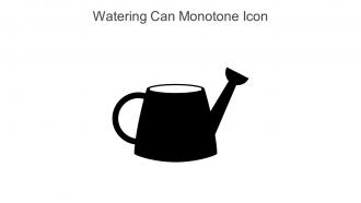 Watering Can Monotone Icon In Powerpoint Pptx Png And Editable Eps Format
