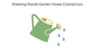 Watering Wands Garden Hoses Colored Icon In Powerpoint Pptx Png And Editable Eps Format