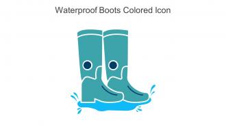 Waterproof Boots Colored Icon In Powerpoint Pptx Png And Editable Eps Format