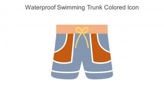 Waterproof Swimming Trunk Colored Icon In Powerpoint Pptx Png And Editable Eps Format
