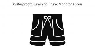 Waterproof Swimming Trunk Monotone Icon In Powerpoint Pptx Png And Editable Eps Format