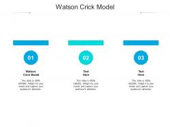 Watson crick model ppt powerpoint presentation portfolio sample cpb