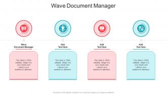 Wave Document Manager In Powerpoint And Google Slides Cpb