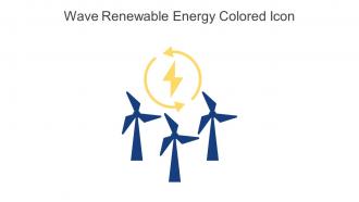 Wave Renewable Energy Colored Icon In Powerpoint Pptx Png And Editable Eps Format