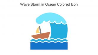 Wave Storm In Ocean Colored Icon In Powerpoint Pptx Png And Editable Eps Format