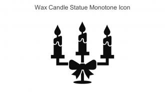 Wax Candle Statue Monotone Icon In Powerpoint Pptx Png And Editable Eps Format