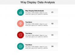Way display data analysis ppt powerpoint presentation file layouts cpb
