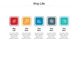 Way life ppt powerpoint presentation styles grid cpb