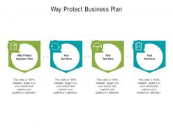 Way protect business plan ppt powerpoint presentation ideas graphics cpb