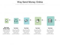 Way send money online ppt powerpoint presentation file slide portrait cpb