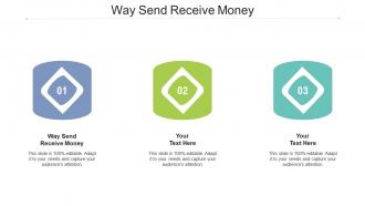 Way send receive money ppt powerpoint presentation file deck cpb