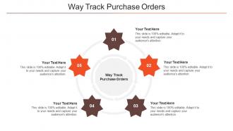 Way Track Purchase Orders Ppt Powerpoint Presentation Summary Cpb