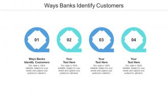 Ways banks identify customers ppt powerpoint presentation model template cpb