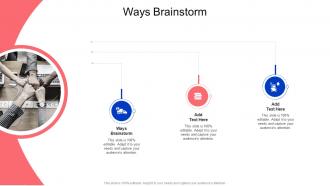 Ways Brainstorm In Powerpoint And Google Slides Cpb