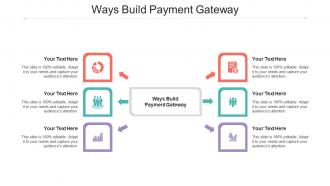 Ways Build Payment Gateway Ppt Powerpoint Presentation Infographics Gallery Cpb