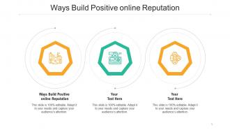 Ways build positive online reputation ppt powerpoint presentation model graphic images cpb