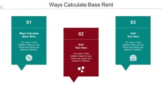 Ways Calculate Base Rent Ppt Powerpoint Presentation Ideas Themes Cpb