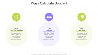 Ways Calculate Goodwill In Powerpoint And Google Slides Cpb