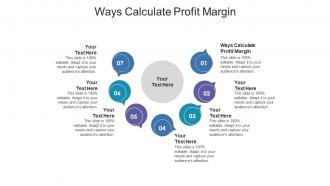 Ways calculate profit margin ppt powerpoint presentation gallery outfit cpb