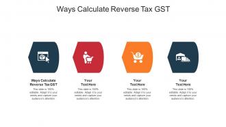 Ways calculate reverse tax gst ppt powerpoint presentation styles layout cpb