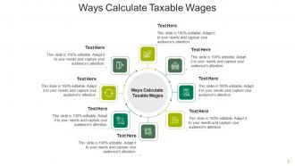 Ways calculate taxable wages ppt powerpoint presentation portfolio file formats cpb