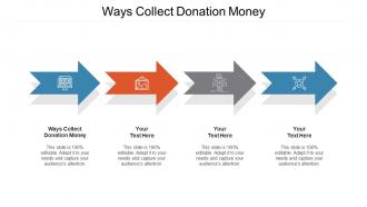 Ways Collect Donation Money Ppt Powerpoint Presentation Styles Influencers Cpb