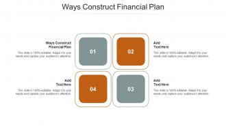 Ways Construct Financial Plan In Powerpoint And Google Slides Cpb