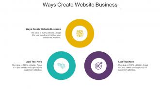 Ways Create Website Business In Powerpoint And Google Slides Cpb
