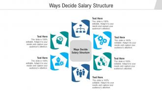 Ways decide salary structure ppt powerpoint presentation file pictures cpb