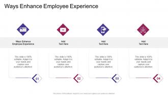 Ways Enhance Employee Experience In Powerpoint And Google Slides Cpb