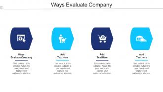 Ways Evaluate Company Ppt Powerpoint Presentation Infographics Microsoft Cpb
