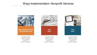 Ways implementation nonprofit services ppt powerpoint presentation icon file formats cpb