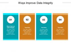 Ways improve data integrity ppt powerpoint presentation portfolio slide portrait cpb