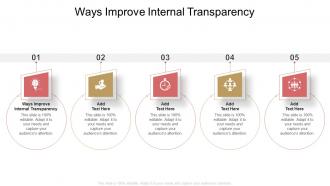 Ways Improve Internal Transparency In Powerpoint And Google Slides Cpb
