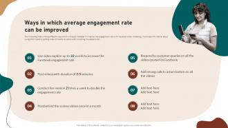 Ways In Which Average Engagement Rate Can Be Improved Video Marketing Strategies To Increase Customer